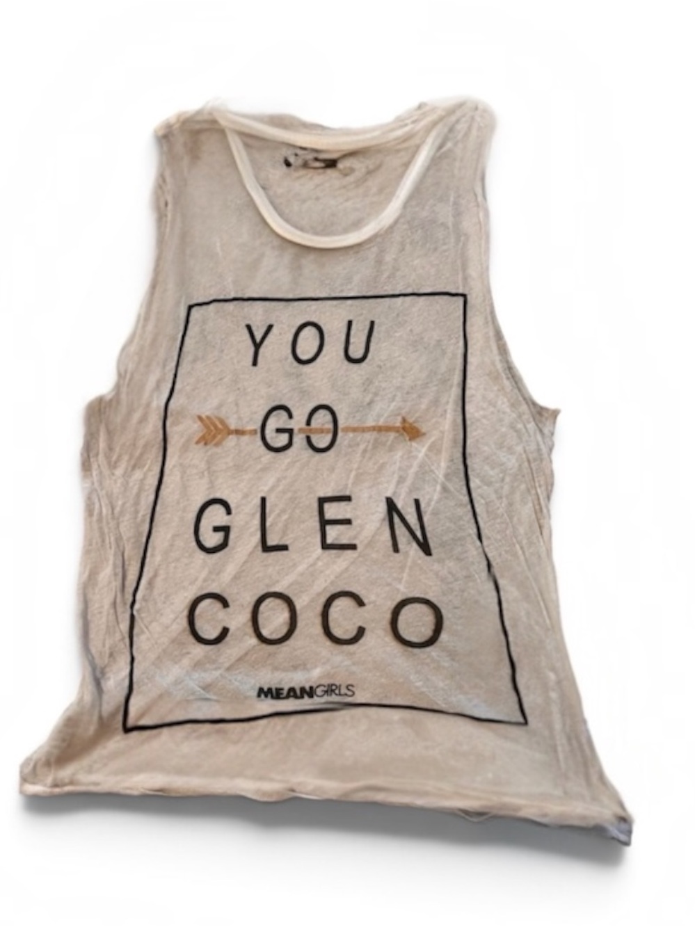 Mean Girls "You Go Glen Coco" Graphic Tank Top - Size Medium
